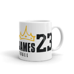 The King Lebron James Glossy Mug