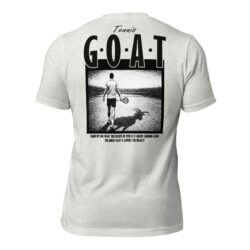 Tennis GOAT T-Shirt - Motivational "Stand Alone" Quote