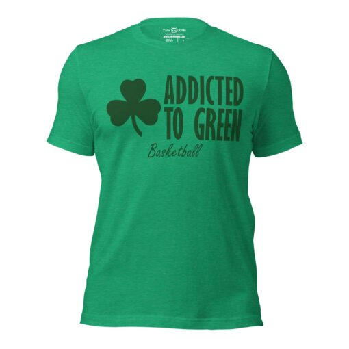 Addicted to Green Basketball T-shirt