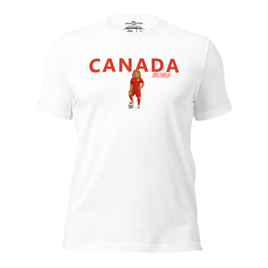 Canada Lion T-Shirt – World Cup 2026 Jersey Design | Fan Gear