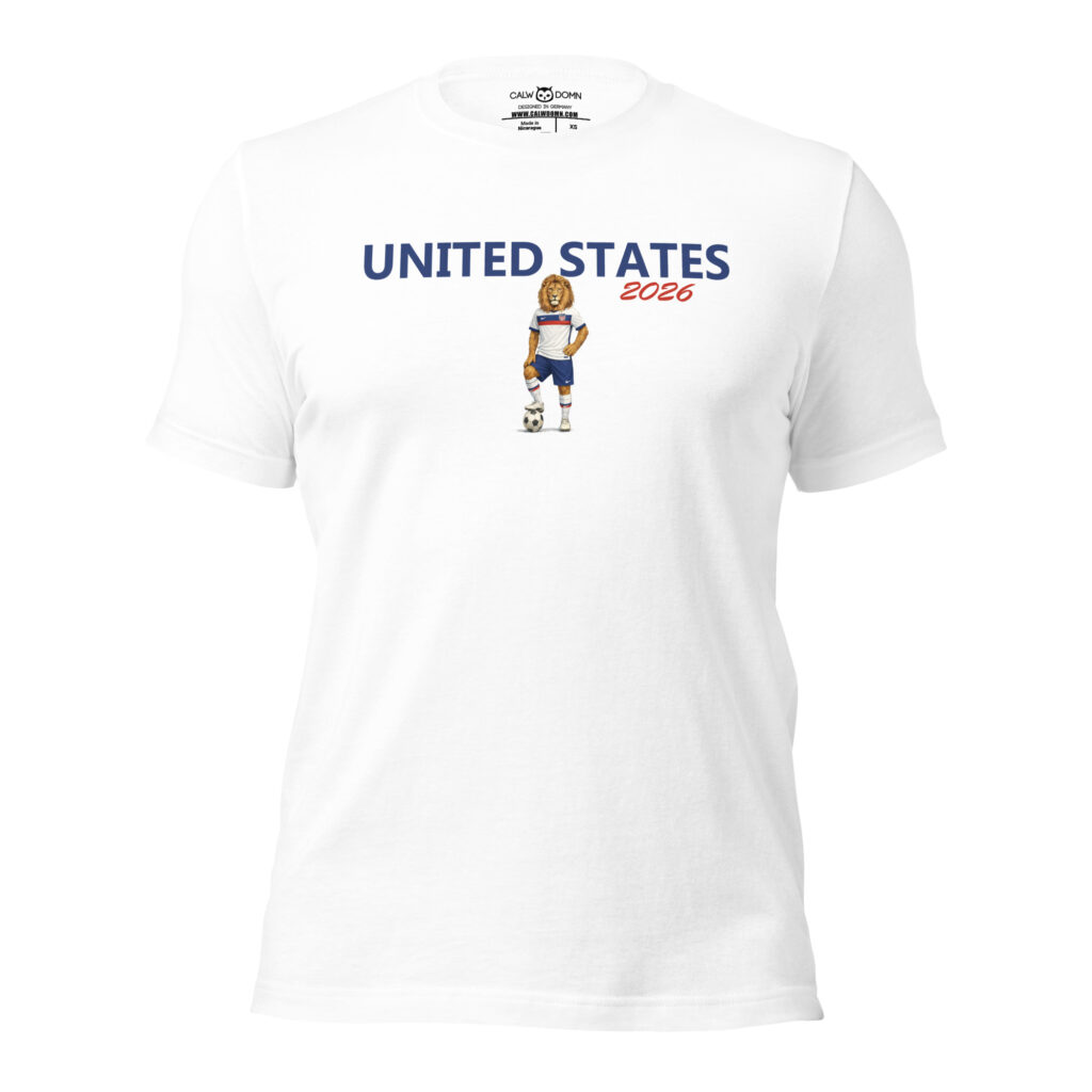 USA Lion T-Shirt – World Cup 2026 Jersey Design | Fan Gear