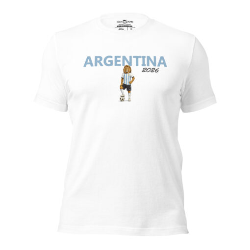 Argentina Lion T-Shirt – World Cup 2026 Jersey Design | Fan Gear