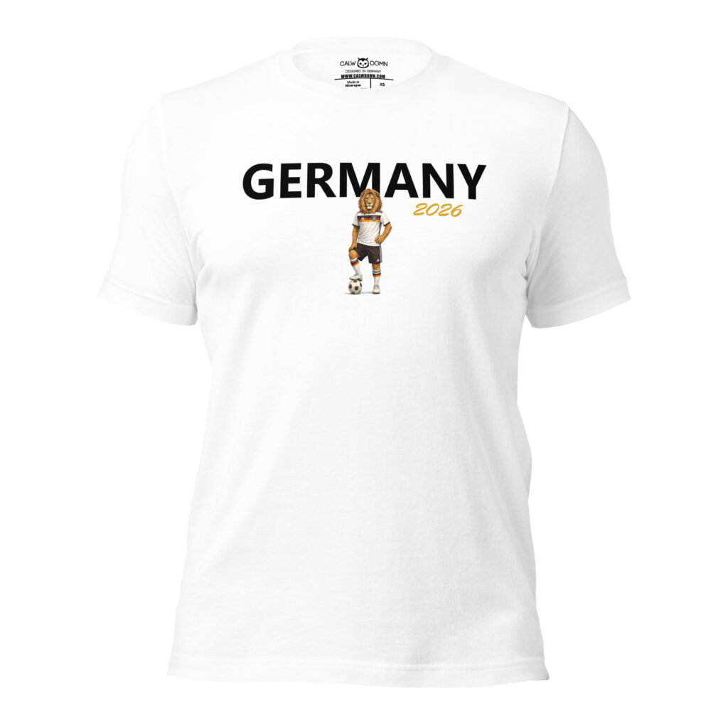 Germany Lion T-Shirt – Deutschland WM 2026 Fanshirt