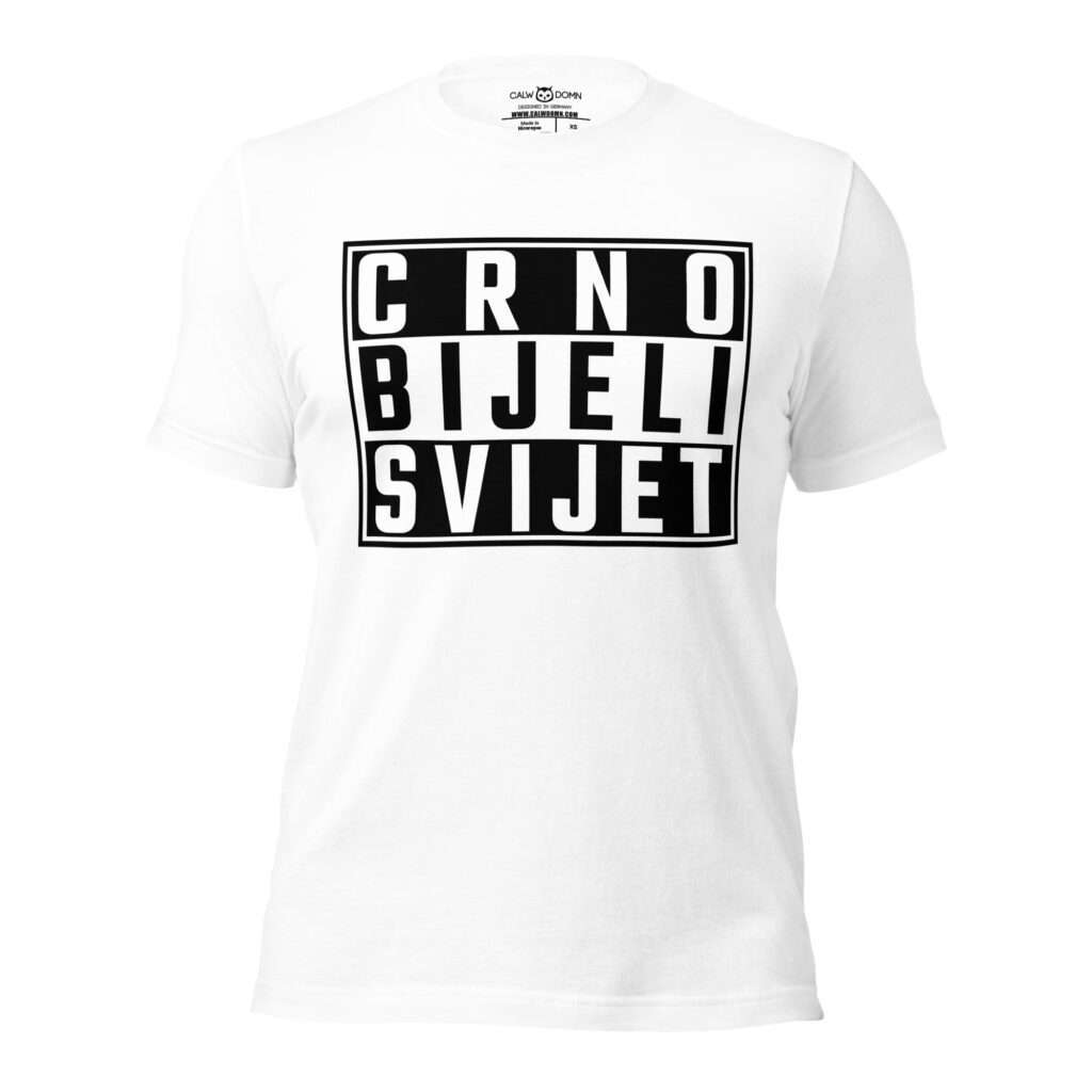 Crno Bijeli Svijet T-Shirt