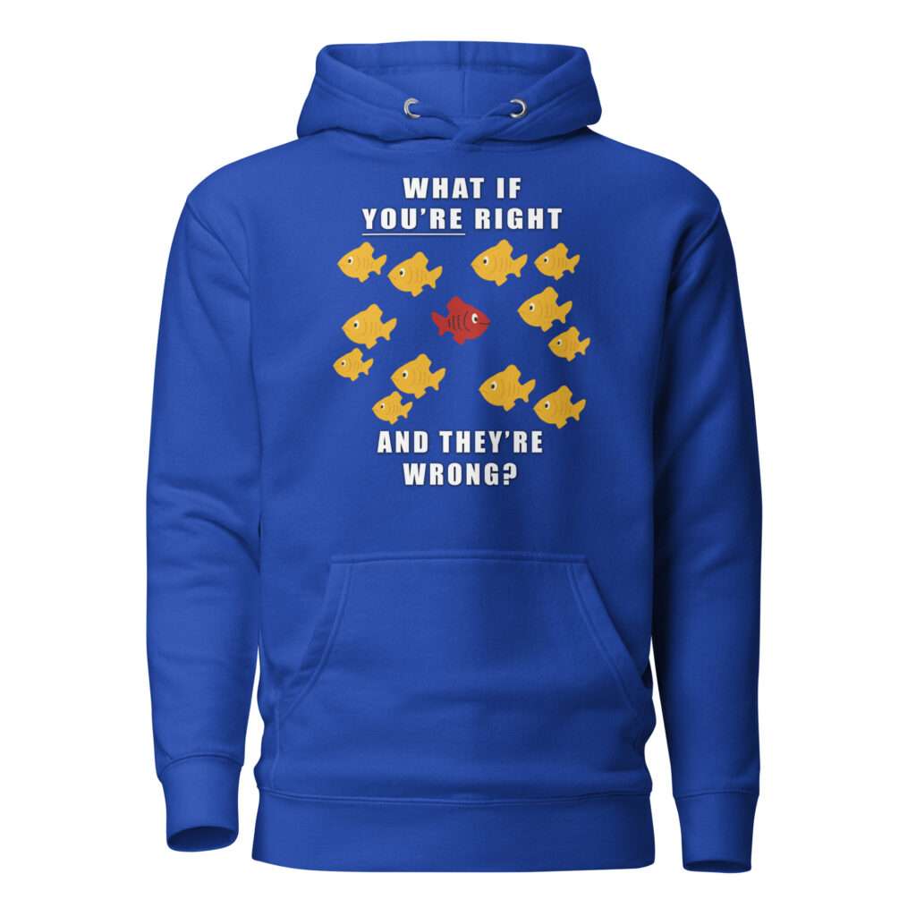 What if you’re right and they’re wrong? Hoodie